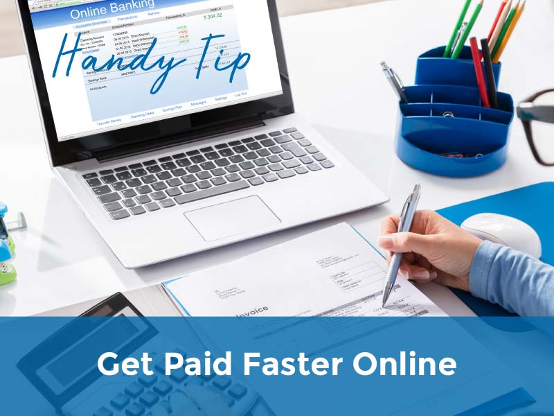 Get paid faster with online payments